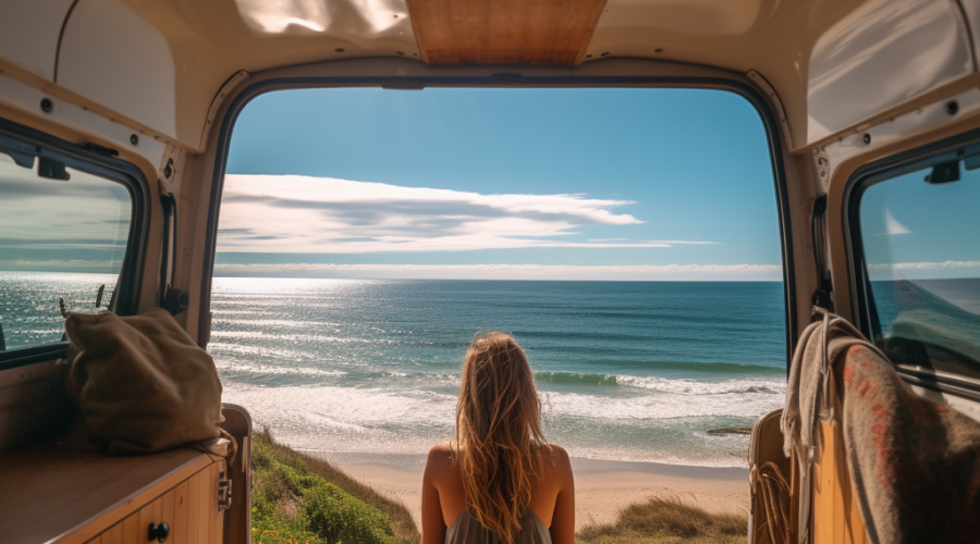 Seaside Serenity: A Camper Van Adventure to Remember